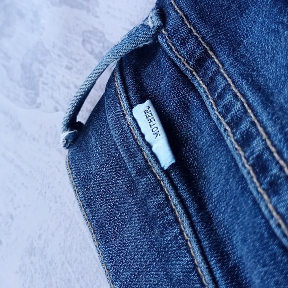 MOTHER The Rascal Women's Jeans Here Kitty Kitty - Picture 3 of 10